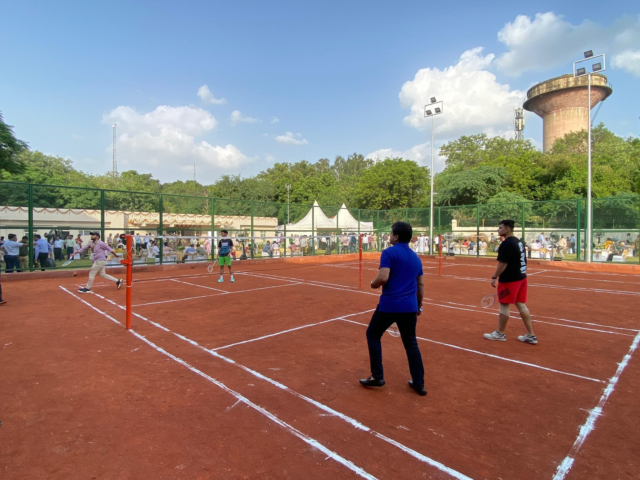 Sukhdev Vihar DDA Mini Sports Complex Outdoor Badminton Court